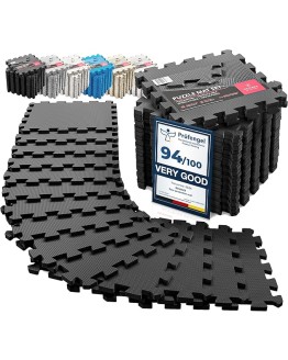 Esterilla Fitness Puzzle para Suelos de Gimnasio | Set de Protección Goma Espuma Losas Caucho para Máquinas de Deporte, Alfombrilla Protector Expandible Tatami Tapiz Alfombra Colchonetas Pesas Gym Foto de portada de Esterilla Fitness Puzzle para Suelos de Gimnasio | Set de Protección Goma Espuma Losas Caucho para Máquinas de Deporte, Alfombrilla Protector Expandible Tatami Tapiz Alfombra Colchonetas Pesas Gym