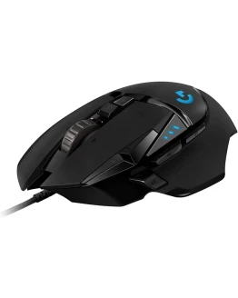 Logitech G502 HERO Ratón Gaming con Cable Alto Rendimiento, Captor HERO 25K, 25,600 DPI, RGB, Peso Personalizable, 11 Botones Programables, Memoria Integrada, PC/Mac – Negro Foto de portada de Logitech G502 HERO Ratón Gaming con Cable Alto Rendimiento, Captor HERO 25K, 25,600 DPI, RGB, Peso Personalizable, 11 Botones Programables, Memoria Integrada, PC/Mac - Negro