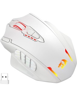 Redragon M913 Ratón inalámbrico para Juegos, 16000 dpi con Cable/inalámbrico RGB Gamer Mouse con 16 Botones programables, batería de 45 HR y Sensor óptico Profesional, 12 Botones Laterales MMO Mouse Foto de portada de Redragon M913 Ratón inalámbrico para Juegos, 16000 dpi con Cable/inalámbrico RGB Gamer Mouse con 16 Botones programables, batería de 45 HR y Sensor óptico Profesional, 12 Botones Laterales MMO Mouse