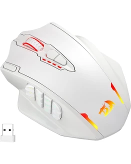 Redragon M913 Ratón inalámbrico para Juegos, 16000 dpi con Cable/inalámbrico RGB Gamer Mouse con 16 Botones programables, batería de 45 HR y Sensor óptico Profesional, 12 Botones Laterales MMO Mouse Foto de portada de Redragon M913 Ratón inalámbrico para Juegos, 16000 dpi con Cable/inalámbrico RGB Gamer Mouse con 16 Botones programables, batería de 45 HR y Sensor óptico Profesional, 12 Botones Laterales MMO Mouse