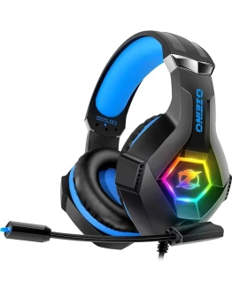 Cascos Gaming, Auriculares Gaming con Micrófono Rotatorio, Luz RGB, Premium Stereo, Orejeras Ligero Cómodo, para PS4 PS5 Xbox PC Switch Tableta Laptop Foto de portada de Cascos Gaming, Auriculares Gaming con Micrófono Rotatorio, Luz RGB, Premium Stereo, Orejeras Ligero Cómodo, para PS4 PS5 Xbox PC Switch Tableta Laptop