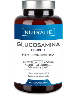 Glucosamina con Condroitina, MSM y Colágeno, Para Articulaciones, Cartílago y Huesos, Antiinflamatorio Natural que Reduce el Dolor con Ácido Hialurónico, Boswelia, Selenio, Zinc, 120 Comprimidos Foto de portada de Glucosamina con Condroitina, MSM y Colágeno, Para Articulaciones, Cartílago y Huesos, Antiinflamatorio Natural que Reduce el Dolor con Ácido Hialurónico, Boswelia, Selenio, Zinc, 120 Comprimidos