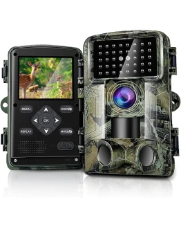HAZA Camara Caza 58MP 2.7K HD Camara Fototrampeo con Micro SD 32GB Cámaras de Caza Visión Nocturnal Impermeable IP66 Cámara de Outdoor Patio Trasero Granja Vida Silvestre Monitoreo (M-2) Foto de portada de HAZA Camara Caza 58MP 2.7K HD Camara Fototrampeo con Micro SD 32GB Cámaras de Caza Visión Nocturnal Impermeable IP66 Cámara de Outdoor Patio Trasero Granja Vida Silvestre Monitoreo (M-2)