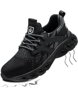 Zapatos de Seguridad para Hombre Mujer Zapatillas de Trabajo Ligero Comodo Calzado de Seguridad con Punteras de Acero Transpirable Antideslizante Zapatillas Deportivas Foto de portada de Zapatos de Seguridad para Hombre Mujer Zapatillas de Trabajo Ligero Comodo Calzado de Seguridad con Punteras de Acero Transpirable Antideslizante Zapatillas Deportivas