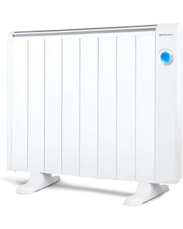 Orbegozo RRW 1000, Emisor térmico bajo consumo, 1000 W, 6 elementos reales, Aluminio, mando a distancia, WIFi, funcionamiento programable, control táctil, 3 modos control, color blanco Foto de portada de Orbegozo RRW 1000, Emisor térmico bajo consumo, 1000 W, 6 elementos reales, Aluminio, mando a distancia, WIFi, funcionamiento programable, control táctil, 3 modos control, color blanco
