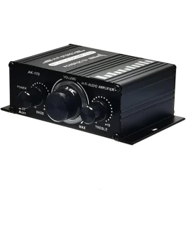 Qeunrtiy Amplificador de Potencia Radio FM Mini Amplificador 400W HiFi Mini Amplificador de Potencia de Audio HiFi Amplificador de Audio Ak170 Amplificador de Audio Foto de portada de Qeunrtiy Amplificador de Potencia Radio FM Mini Amplificador 400W HiFi Mini Amplificador de Potencia de Audio HiFi Amplificador de Audio Ak170 Amplificador de Audio