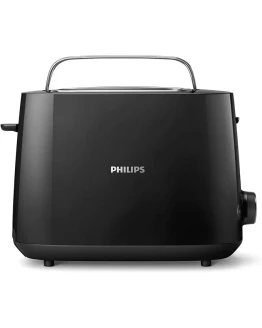 Philips Tostadora – 2 Ranuras, 8 Ajustes, Rejilla Calientabollos, Descongelación, Elevación Alta, Apagado Auto, Negro (HD2581/90) Foto de portada de Philips Tostadora - 2 Ranuras, 8 Ajustes, Rejilla Calientabollos, Descongelación, Elevación Alta, Apagado Auto, Negro (HD2581/90)