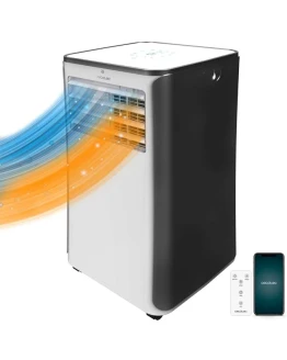 Cecotec Aire Acondicionado Portátil con Mando a Distancia, Wifi y Bomba de Calor ForceClima 9500 Soundless Heating Connected. 9000 BTU, Pantalla LED, 5 Modos, Cobertura 25m2 Foto de portada de Cecotec Aire Acondicionado Portátil con Mando a Distancia, Wifi y Bomba de Calor ForceClima 9500 Soundless Heating Connected. 9000 BTU, Pantalla LED, 5 Modos, Cobertura 25m2