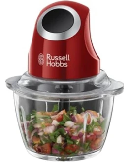 Russell Hobbs 24660-56/RH Desire-Picadora Apta para Todos los Tipos de Alimentos, 200 W, Cuchilla de Acero Inoxidable, 0.5 litros, Plástico Vidrio, Rojo, Ref. 24660-56 Foto de portada de Russell Hobbs 24660-56/RH Desire-Picadora Apta para Todos los Tipos de Alimentos, 200 W, Cuchilla de Acero Inoxidable, 0.5 litros, Plástico Vidrio, Rojo, Ref. 24660-56
