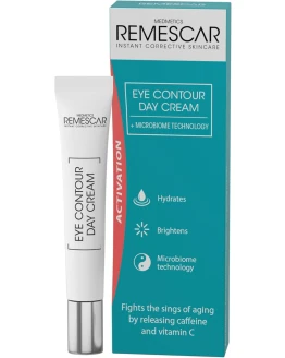 Remescar Contorno de Ojos Día 15ml con Vitamina C y Cafeína – Crema para Reducir Signos de Envejecimiento – Suaviza y Ilumina la Zona de los Ojos – Anti-Ojeras y Antifatiga para la Piel Sensible Foto de portada de Remescar Contorno de Ojos Día 15ml con Vitamina C y Cafeína - Crema para Reducir Signos de Envejecimiento - Suaviza y Ilumina la Zona de los Ojos - Anti-Ojeras y Antifatiga para la Piel Sensible