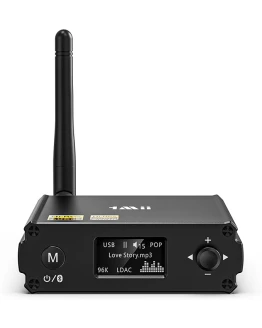 1Mii Receptor Bluetooth HiFi, Adaptador Bluetooth 5.1 Audio con DAC Audiófilo, Hi-Res LDAC/aptX HD/Baja Latencia/AAC, con Salida Óptica/RCA, Entrada USB, Modo EQ Pantalla OLED para Estéreo- DS220 Foto de portada de 1Mii Receptor Bluetooth HiFi, Adaptador Bluetooth 5.1 Audio con DAC Audiófilo, Hi-Res LDAC/aptX HD/Baja Latencia/AAC, con Salida Óptica/RCA, Entrada USB, Modo EQ Pantalla OLED para Estéreo- DS220