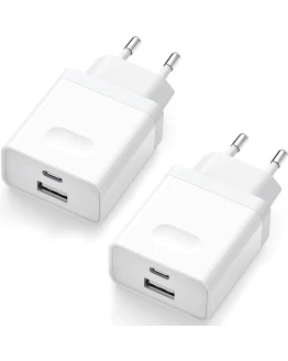 2Pcs Cargador USB C, Enchufe 20W Replacement for iPhone 16 15 14 13 12 11 Pro MAX SE XS XR 8 7 Plus Mini SE, Galaxy, Pixel. Carga Rapida Tipo C Charger Movil Adaptador Multi Cabezal Corriente Wufuera Foto de portada de 2Pcs Cargador USB C, Enchufe 20W Replacement for iPhone 16 15 14 13 12 11 Pro MAX SE XS XR 8 7 Plus Mini SE, Galaxy, Pixel. Carga Rapida Tipo C Charger Movil Adaptador Multi Cabezal Corriente Wufuera