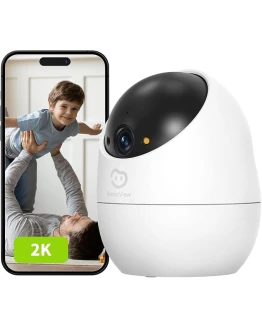 Beans View 2K Cámara de Interior para Seguridad, visión Nocturna en Color, Vista de 360°, cámara Wi-Fi para Mascotas/Perros/Gatos, Detección Humana, Autoseguimiento, Trabajar con Alexa (D210 3MP) Foto de portada de Beans View 2K Cámara de Interior para Seguridad, visión Nocturna en Color, Vista de 360°, cámara Wi-Fi para Mascotas/Perros/Gatos, Detección Humana, Autoseguimiento, Trabajar con Alexa (D210 3MP)