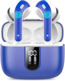 Auriculares Inalámbricos Bluetooth, Auriculares Bluetooth 5.3, 4 Mic con Reducción de Ruido ENC, 50H con Graves, Cascos Inalambricos Bluetooth IP7 Impermeable, Carga Rápida USB-C, Ajuste Cómodo Foto de portada de Auriculares Inalámbricos Bluetooth, Auriculares Bluetooth 5.3, 4 Mic con Reducción de Ruido ENC, 50H con Graves, Cascos Inalambricos Bluetooth IP7 Impermeable, Carga Rápida USB-C, Ajuste Cómodo