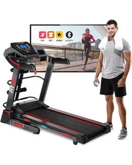 FITFIU Fitness MC-500 – Cinta de Correr Plegable inclinación automática,20km/h y 2200 W, pulsómetro, Bluetooth y conexión App (Kinomap, Spax, Zwift), Superficie Carrera 41x123cm, Peso máx. 120 kg Foto de portada de FITFIU Fitness MC-500 - Cinta de Correr Plegable inclinación automática,20km/h y 2200 W, pulsómetro, Bluetooth y conexión App (Kinomap, Spax, Zwift), Superficie Carrera 41x123cm, Peso máx. 120 kg
