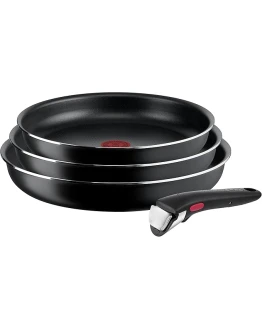 Tefal Ingenio Easy On – Juego de 3 Sartenes 22/24/26 cm + Mango extraíble | No apto inducción, antiadherentes, revestimiento titanio, Thermo-signal, sin PFOA, apto lavavajillas y horno Foto de portada de Tefal Ingenio Easy On - Juego de 3 Sartenes 22/24/26 cm + Mango extraíble | No apto inducción, antiadherentes, revestimiento titanio, Thermo-signal, sin PFOA, apto lavavajillas y horno