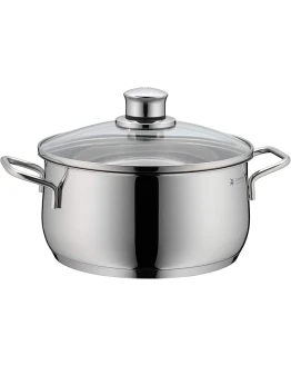 WMF Diadem Plus – Olla 3L Ø20cm , Acero Inoxidable Cromargan, con Tapa de Cristal Foto de portada de WMF Diadem Plus - Olla 3L Ø20cm , Acero Inoxidable Cromargan, con Tapa de Cristal