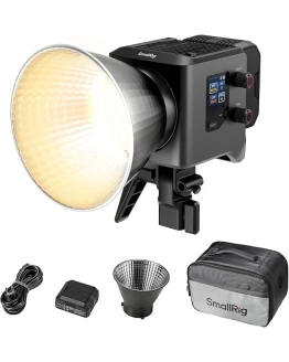 SMALLRIG RC 220B Pro Luz de Video COB de 220 W, Luz de Video Bicolor de 2700 K a 6500 K, Luz con Montura Bowens CRI 95+, Compatible con 3 Métodos de Suministro de Energía – 4621 Foto de portada de SMALLRIG RC 220B Pro Luz de Video COB de 220 W, Luz de Video Bicolor de 2700 K a 6500 K, Luz con Montura Bowens CRI 95+, Compatible con 3 Métodos de Suministro de Energía - 4621