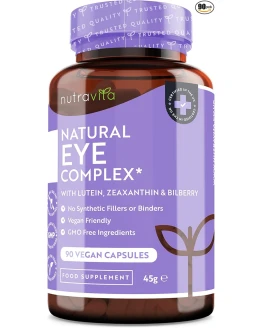 Nutravita Suplemento natural de luteína para los ojos – 90 cápsulas veganas – Zeaxantina, meso-zeaxantina, extracto de arándanos, vitaminas A, B12 y zinc Foto de portada de Nutravita Suplemento natural de luteína para los ojos - 90 cápsulas veganas - Zeaxantina, meso-zeaxantina, extracto de arándanos, vitaminas A, B12 y zinc