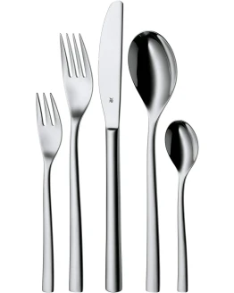 WMF Palermo – Cuberteria 60 Piezas 12 Comensales de Acero Inoxidable Cromargan con Acabado Pulido, Apto para Lavavajillas Foto de portada de WMF Palermo - Cuberteria 60 Piezas 12 Comensales de Acero Inoxidable Cromargan con Acabado Pulido, Apto para Lavavajillas