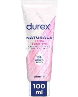 Durex Naturals Extra Sensitivo Lubricante, Aloe Vera, 100 Porciento Natural Sin Fragancia, Colorantes Ni Agentes Irritantes – 100 ml (Paquete de 1) Foto de portada de Durex Naturals Extra Sensitivo Lubricante, Aloe Vera, 100 Porciento Natural Sin Fragancia, Colorantes Ni Agentes Irritantes - 100 ml (Paquete de 1)
