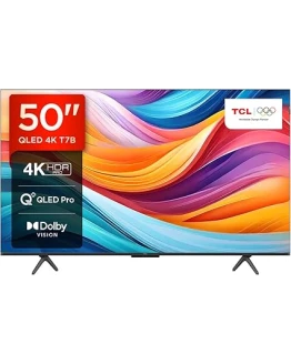 TCL 50T7B Televisor QLED Pro de 50″, 4K Ultra HD, HDR Pro, Smart TV Powered by Google TV (Dolby Vision & Atmos, Motion Clarity, Control por Voz Manos Libres, Compatible con Google Assistant) Foto de portada de TCL 50T7B Televisor QLED Pro de 50", 4K Ultra HD, HDR Pro, Smart TV Powered by Google TV (Dolby Vision & Atmos, Motion Clarity, Control por Voz Manos Libres, Compatible con Google Assistant)