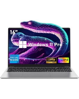 NIAKUN Ordenador Portatil, 16″ Laptop RAM 16GB+SSD 1TB, N100 Processor Pc Notebook Portatil, hasta 3,4 GHz Full HD 1920x1200P, Teclado Retroiluminado para Computadora Portatil, 6000mAh Foto de portada de NIAKUN Ordenador Portatil, 16" Laptop RAM 16GB+SSD 1TB, N100 Processor Pc Notebook Portatil, hasta 3,4 GHz Full HD 1920x1200P, Teclado Retroiluminado para Computadora Portatil, 6000mAh
