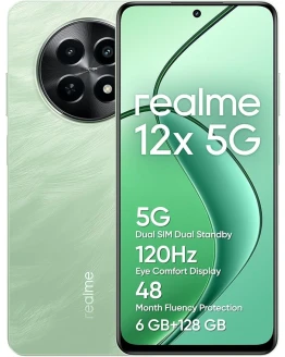 realme Teléfono Móvil 12x 5G 6+128GB, Procesador 5G de 6 NM, Cámara con IA de 50 MP, Diseño Ultrafino de 7,89 mm, Gran batería de 5000 mAh, NFC, Verde Pluma, no Incluye Adaptador Foto de portada de realme Teléfono Móvil 12x 5G 6+128GB, Procesador 5G de 6 NM, Cámara con IA de 50 MP, Diseño Ultrafino de 7,89 mm, Gran batería de 5000 mAh, NFC, Verde Pluma, no Incluye Adaptador