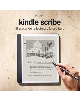 Nuevo Amazon Kindle Scribe (32 GB) | Pantalla rediseñada con bordes uniformes. Escribe a mano sobre tus libros y documentos | Lápiz prémium | Gris tungsteno Foto de portada de Nuevo Amazon Kindle Scribe (32 GB) | Pantalla rediseñada con bordes uniformes. Escribe a mano sobre tus libros y documentos | Lápiz prémium | Gris tungsteno