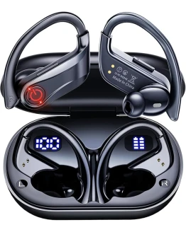 Mosyxe Auriculares inalámbricos, Auriculares Bluetooth 5.3, Auriculares con Cancelación de Ruido de 120 Horas con Estuche de Carga, Auriculares para Correr a Prueba de Agua IPX7, Auriculares Ciclismo Foto de portada de Mosyxe Auriculares inalámbricos, Auriculares Bluetooth 5.3, Auriculares con Cancelación de Ruido de 120 Horas con Estuche de Carga, Auriculares para Correr a Prueba de Agua IPX7, Auriculares Ciclismo