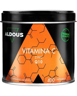 Vitamina C + Zinc – 400 Comprimidos – 1000mg Vitamina C + 20mg Zinc + 40mg Q10 por dosis diaria – Vitaminas para el Cansancio, Fatiga, Sistema Inmune y Defensas – Vitamina pura Libre de Plástico Foto de portada de Vitamina C + Zinc - 400 Comprimidos - 1000mg Vitamina C + 20mg Zinc + 40mg Q10 por dosis diaria - Vitaminas para el Cansancio, Fatiga, Sistema Inmune y Defensas - Vitamina pura Libre de Plástico