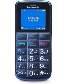 Panasonic KX-TU110EXC – Teléfono Móvil Para Personas Mayores, 1.77 Pulgadas (160 x 128), Pantalla y Teclas Grances, Botón SOS, Resistente a Golpes, Linterna, Batería 22h, Azul, 11,4 x 5,1 x 1,3 cm Foto de portada de Panasonic KX-TU110EXC - Teléfono Móvil Para Personas Mayores, 1.77 Pulgadas (160 x 128), Pantalla y Teclas Grances, Botón SOS, Resistente a Golpes, Linterna, Batería 22h, Azul, 11,4 x 5,1 x 1,3 cm