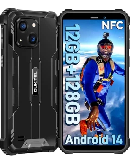 OUKITEL WP32 Movil Resistente – 12GB RAM+128GB ROM(TF 1TB) Móvil Irrompible, Batería 6300mAh, 6.0» HD+Teléfono Movil Android 14, Cámara 20MP+5MP, 90dB Altavoz, Dual 4G SIM/NFC/OTG/GPS, Negro Foto de portada de OUKITEL WP32 Movil Resistente - 12GB RAM+128GB ROM(TF 1TB) Móvil Irrompible, Batería 6300mAh, 6.0'' HD+Teléfono Movil Android 14, Cámara 20MP+5MP, 90dB Altavoz, Dual 4G SIM/NFC/OTG/GPS, Negro