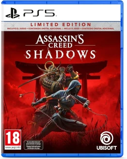 Assassin’s Creed Shadows Limited Edition (Exclusivo para Amazon.es) (PS5) Foto de portada de Assassin's Creed Shadows Limited Edition (Exclusivo para Amazon.es) (PS5)