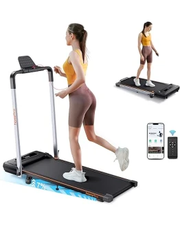 2 en 1 Cinta de Correr Plegable con Inclinación, 12km/H Cinta de Andar Electrica para Casa, 2.25HP Walking Pad Inclinada, 39 * 100cm, App, Pantalla Led, Mando a Distancia, Soporte Plano Foto de portada de 2 en 1 Cinta de Correr Plegable con Inclinación, 12km/H Cinta de Andar Electrica para Casa, 2.25HP Walking Pad Inclinada, 39 * 100cm, App, Pantalla Led, Mando a Distancia, Soporte Plano