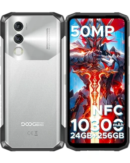 DOOGEE Blade10 Power Telefono Movil Resistente, 10300mAh 24GB+256GB Cámara 50MP Telefono Movil para Mayores, 6.6» HD+ NFC Smartphone Android 14, Face ID/Huella/Widevine L1/Dual 4G/IP68/IP69K Móvil Foto de portada de DOOGEE Blade10 Power Telefono Movil Resistente, 10300mAh 24GB+256GB Cámara 50MP Telefono Movil para Mayores, 6.6'' HD+ NFC Smartphone Android 14, Face ID/Huella/Widevine L1/Dual 4G/IP68/IP69K Móvil