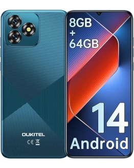 OUKITEL C53 Telefonos Moviles Libres – 8GB(4+4) RAM+64GB ROM/TF 1TB Smartphone, 6.6“ Pantalla HD+ Teléfonos Móviles, Android 14, Batería 4300mAh, Cámara 13MP+5MP, 4G Dual SIM/OTG/GPS – Azul Foto de portada de OUKITEL C53 Telefonos Moviles Libres - 8GB(4+4) RAM+64GB ROM/TF 1TB Smartphone, 6.6“ Pantalla HD+ Teléfonos Móviles, Android 14, Batería 4300mAh, Cámara 13MP+5MP, 4G Dual SIM/OTG/GPS - Azul