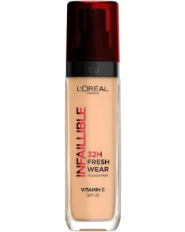 L’Oréal Paris, Base de maquillaje Líquida Infaillible 32h Fresh Wear, Para todo tipo de piel, Larga duración, Tono: Sable Doré (200), 30 ml Foto de portada de L'Oréal Paris, Base de maquillaje Líquida Infaillible 32h Fresh Wear, Para todo tipo de piel, Larga duración, Tono: Sable Doré (200), 30 ml