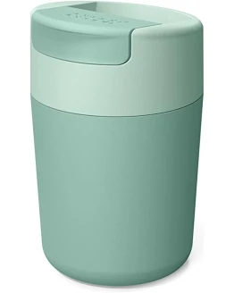 Joseph Joseph Sipp, Taza de Polipropileno para llevar café y té, Vaso termo con tapa, a prueba de fugas, sin BPA, 340 ml, Verde Foto de portada de Joseph Joseph Sipp, Taza de Polipropileno para llevar café y té, Vaso termo con tapa, a prueba de fugas, sin BPA, 340 ml, Verde