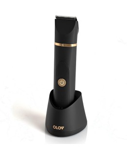 OLOV Afeitadora Corporal Masculina, Depiladora Corporal Hombre con Cuchilla de Cerámica Desmontable, Cortapelos Nariz, Base de Recarga USB, Impermeable para Axilas, Pechoy Piernas y Genitales,Negro Foto de portada de OLOV Afeitadora Corporal Masculina, Depiladora Corporal Hombre con Cuchilla de Cerámica Desmontable, Cortapelos Nariz, Base de Recarga USB, Impermeable para Axilas, Pechoy Piernas y Genitales,Negro