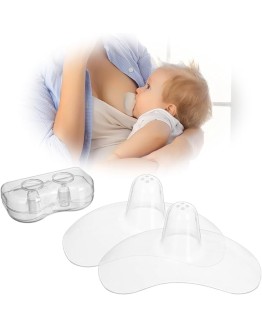 Aolso Protectores de Pezones,2PCS Pezoneras,Pezoneras Lactancia, Pezoneras de Silicona Blanda, Suave y Fina, Evita Molestias e Irritaciones, Facilita la Lactancia,Pezoneras Lactancia Protector Foto de portada de Aolso Protectores de Pezones,2PCS Pezoneras,Pezoneras Lactancia, Pezoneras de Silicona Blanda, Suave y Fina, Evita Molestias e Irritaciones, Facilita la Lactancia,Pezoneras Lactancia Protector