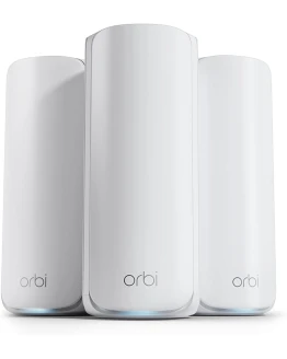 Foto de portada de NETGEAR Orbi Mesh WiFi 7 Orbi Serie 870 (RBE873) - WiFi Mesh Router + 2 Extensores de Rango de satélite, Cobertura de hasta 600 m2, 150 Dispositivos - Puerto de Internet de 2.5 G
