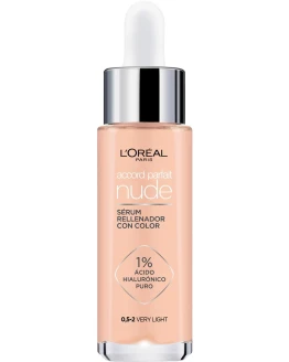 L’Oréal Paris Accord Parfait Sérum con Color con Ácido Hialurónico Tono 0.5-2 Very Light Foto de portada de L'Oréal Paris Accord Parfait Sérum con Color con Ácido Hialurónico Tono 0.5-2 Very Light