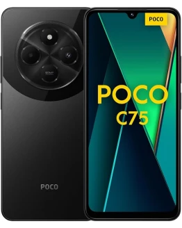 Xiaomi Poco C75 – Smartphone de 8+256GB, Pantalla inmersiva de 6.88” 120Hz, MediaTek Helio G81-Ultra, cámara Dual de 50MP IA, 5160 mAh, Carga rápida de 18W, NFC, Negro (Versión ES) Foto de portada de Xiaomi Poco C75 - Smartphone de 8+256GB, Pantalla inmersiva de 6.88” 120Hz, MediaTek Helio G81-Ultra, cámara Dual de 50MP IA, 5160 mAh, Carga rápida de 18W, NFC, Negro (Versión ES)