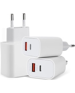 3 Piezas Cargador USB C, Enchufe 20W Reemplazo de Samsung Galaxy A15 A14 A13 A05S, iPhone 15 14 13 12 11 Plus/Pro/Pro MAX, USBC Rápido Tipo C Adaptador Pared Carga Móvil Cabezal (Blanco Lechoso) Foto de portada de 3 Piezas Cargador USB C, Enchufe 20W Reemplazo de Samsung Galaxy A15 A14 A13 A05S, iPhone 15 14 13 12 11 Plus/Pro/Pro MAX, USBC Rápido Tipo C Adaptador Pared Carga Móvil Cabezal (Blanco Lechoso)