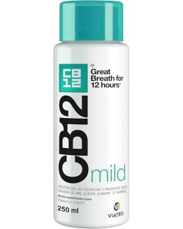 CB12 Enjuague bucal – Combate la causa principal del mal aliento – efecto probado científicamente durante 12 horas – 250ml Menta Suave Foto de portada de CB12 Enjuague bucal - Combate la causa principal del mal aliento - efecto probado científicamente durante 12 horas - 250ml Menta Suave