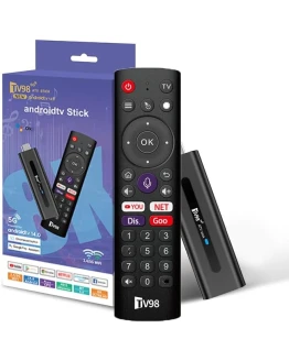 Android TV Stick 4K DDR4 2GB RAM 16GB ROM H313 Quad-Core 64bit WiFi5 Dual 2.4G/5G WiFi HDR10+ HD Smart TV Stick Box (H 2+16 App) Foto de portada de Android TV Stick 4K DDR4 2GB RAM 16GB ROM H313 Quad-Core 64bit WiFi5 Dual 2.4G/5G WiFi HDR10+ HD Smart TV Stick Box (H 2+16 App)