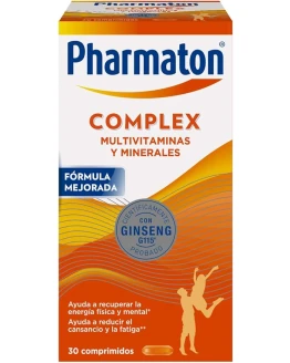 Pharmaton Complex – Multivitamínico con Ginseng G115-30 Comprimidos – Energía Física y Mental – Vitaminas para el cansancio Foto de portada de Pharmaton Complex - Multivitamínico con Ginseng G115-30 Comprimidos - Energía Física y Mental - Vitaminas para el cansancio
