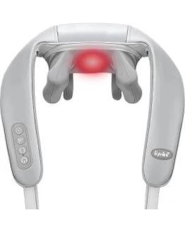 Masajeador Cervical y Espalda, Masajeador Espalda con Función de Calor y 3 Velocidades Ajustables, Uso en Casa, Oficina, Coche, Regalos Originales para Mujer, Hombre, Mamá, Papá Foto de portada de Masajeador Cervical y Espalda, Masajeador Espalda con Función de Calor y 3 Velocidades Ajustables, Uso en Casa, Oficina, Coche, Regalos Originales para Mujer, Hombre, Mamá, Papá