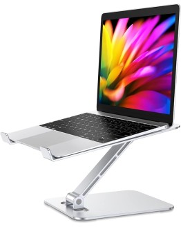 Babacom Soporte Portatil Mesa Plegable, Elevador Laptop Stand con Altura Ajustable, Soporte Mesa Ordenador Portátil de Aleación Aluminio Ventilado Compatible con MacBook PC 10-16″ (Plateado) Foto de portada de Babacom Soporte Portatil Mesa Plegable, Elevador Laptop Stand con Altura Ajustable, Soporte Mesa Ordenador Portátil de Aleación Aluminio Ventilado Compatible con MacBook PC 10-16" (Plateado)